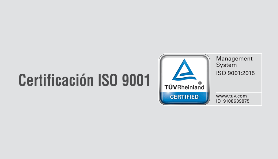 Certificaciónde Calidad Norma ISO 9001